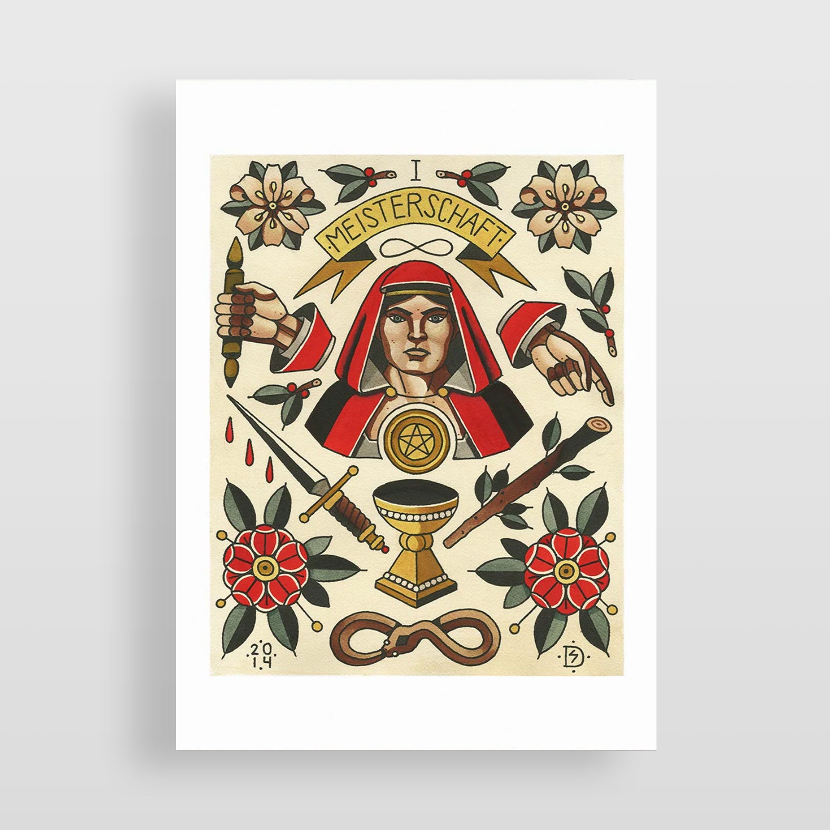 Sebastian Domaschke - I - The Magician - The Tarot Flash Set - Meisterschaft